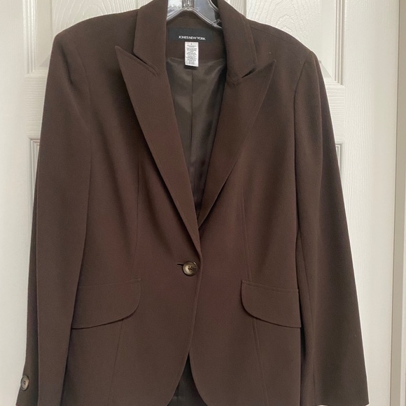 Jones New York Brown Blazer - Picture 1 of 5
